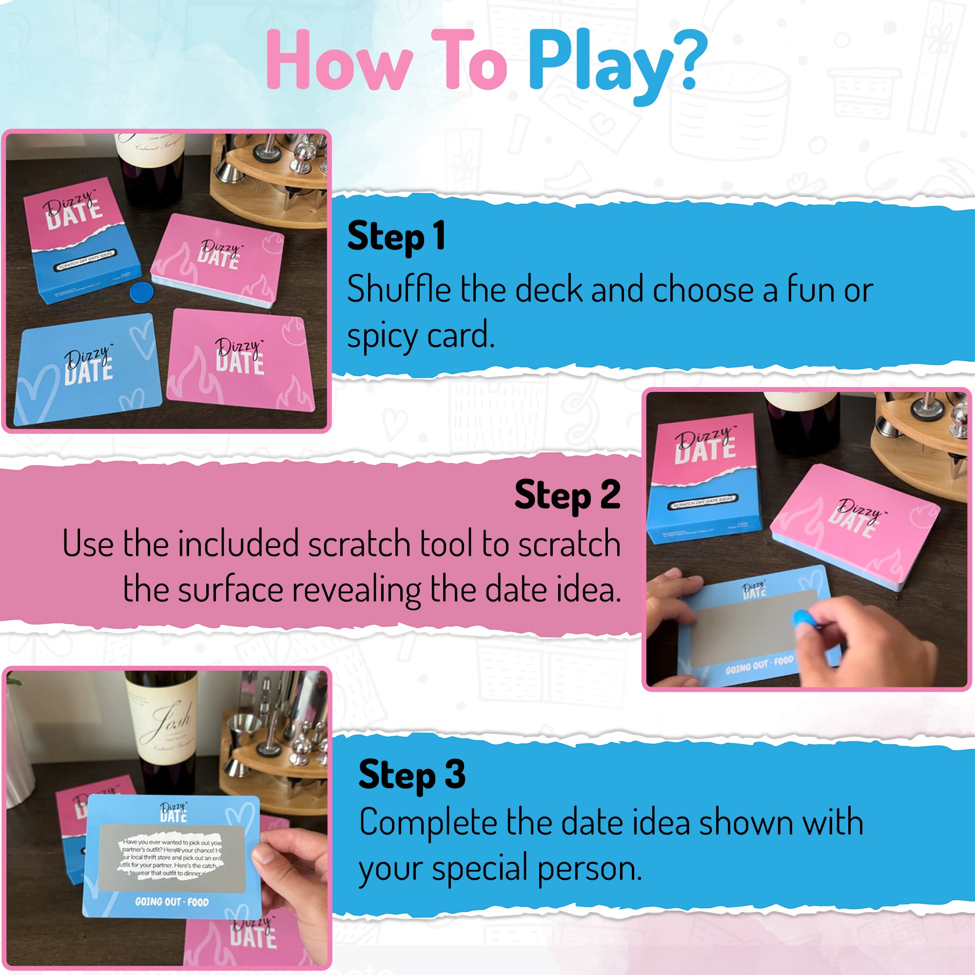 Dizzy Date Scratch Off Date Ideas
